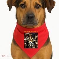 Great King Maga Donald Trump Throne USA-Made Doggie Bandana thumb 1