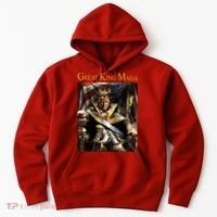 Great King Maga Donald Trump Throne Hoodie thumb 0