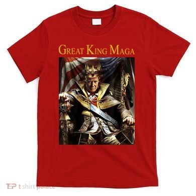 Great King Maga Donald Trump Throne T-Shirt