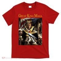 Great King Maga Donald Trump Throne T-Shirt thumb 0