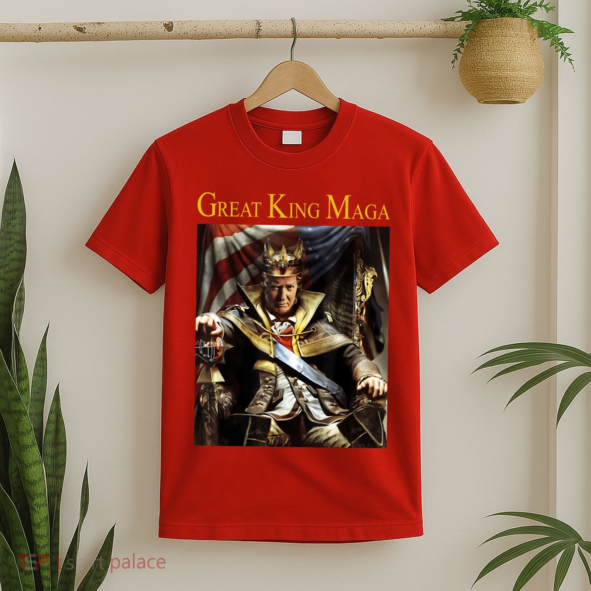 Great King Maga Donald Trump Throne T-Shirt