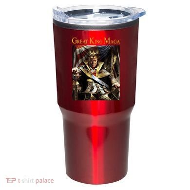 Great King Maga Donald Trump Throne Tumbler