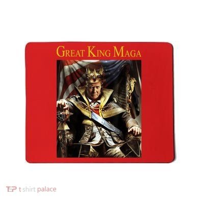Great King Maga Donald Trump Throne Mousepad