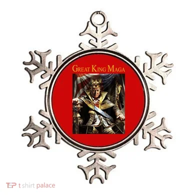 Great King Maga Donald Trump Throne Ornament
