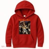 Great King Maga Donald Trump Throne Kids Hoodie thumb 0