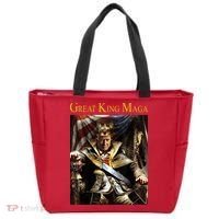 Great King Maga Donald Trump Throne Tote Bag thumb 0