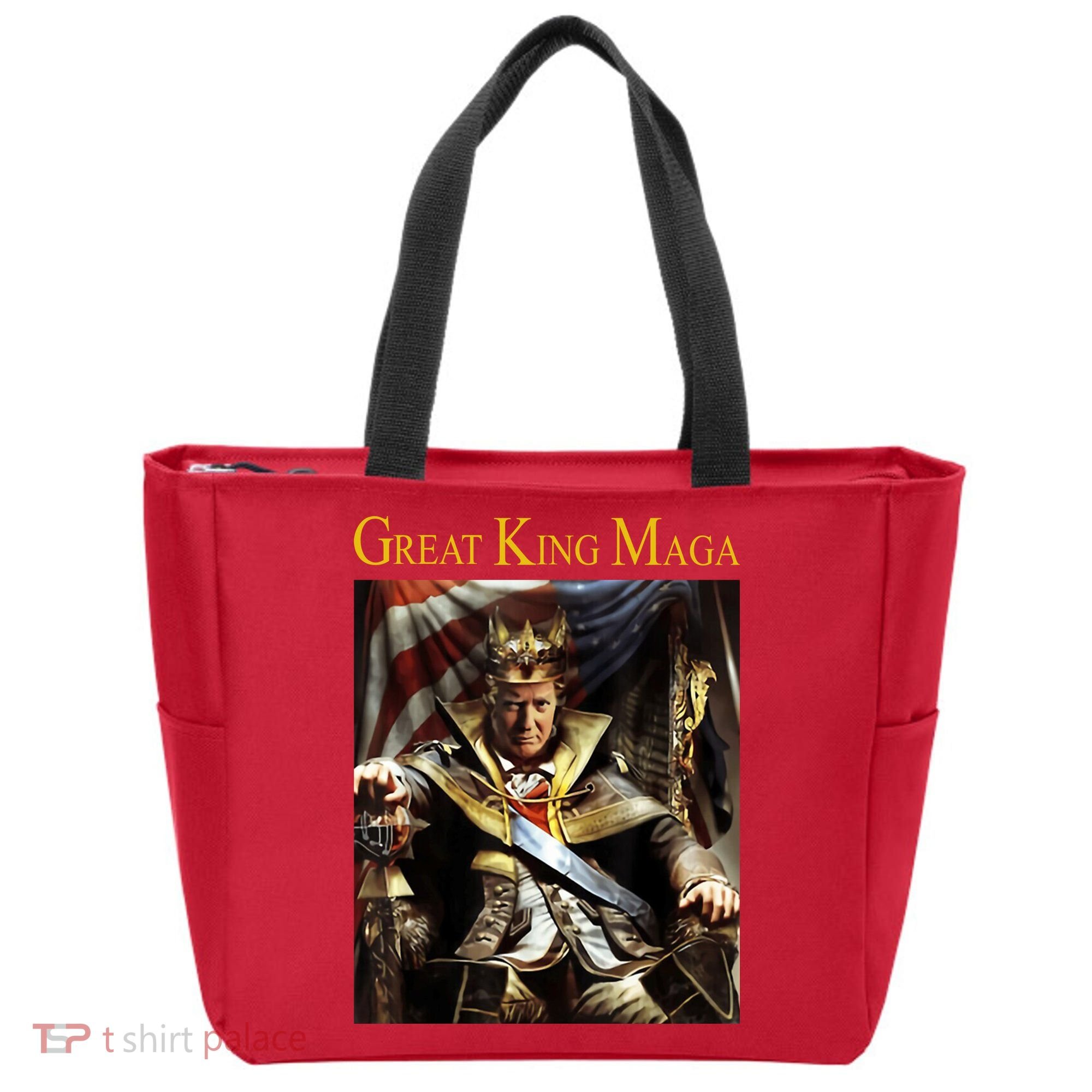 Great King Maga Donald Trump Throne Tote Bag