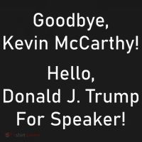 Goodbye Kevin McCarthy Hello Donald J. Trump For Speaker Backpack thumb 2