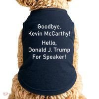 Goodbye Kevin McCarthy Hello Donald J. Trump For Speaker Doggie Tank thumb 0