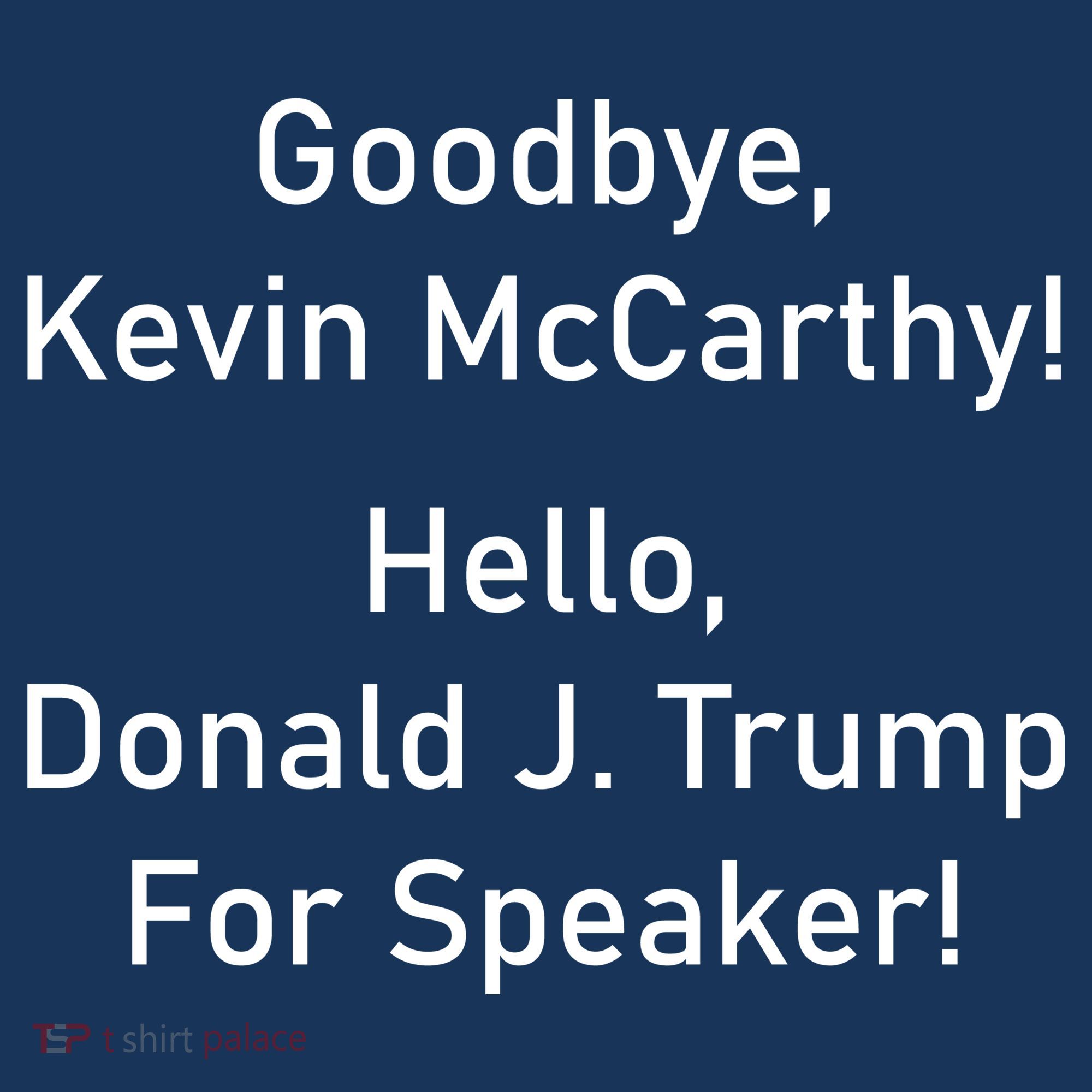 Goodbye Kevin McCarthy Hello Donald J. Trump For Speaker Women's Hoodie