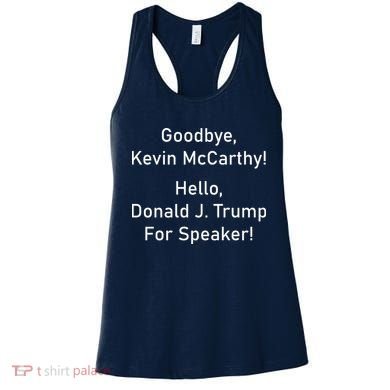 Goodbye Kevin McCarthy Hello Donald J. Trump For Speaker Women's Tank Top