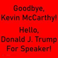Goodbye Kevin McCarthy Hello Donald J. Trump For Speaker Santa Hat thumb 1