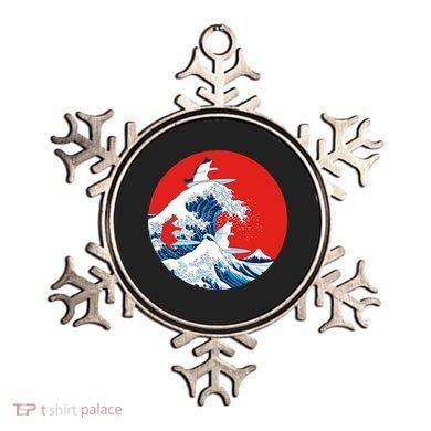 Great Kanagawa Wave Of Cats Ornament