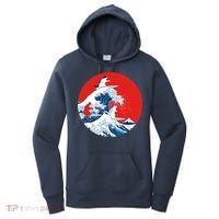 Great Kanagawa Wave Of Cats Women's Hoodie thumb 0