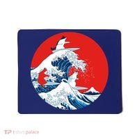 Great Kanagawa Wave Of Cats Mousepad thumb 0