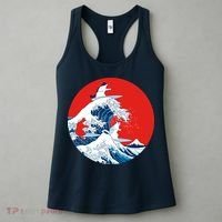Great Kanagawa Wave Of Cats Women's Tank Top thumb 3