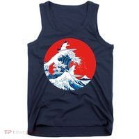 Great Kanagawa Wave Of Cats Tank Top thumb 0