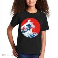 Great Kanagawa Wave Of Cats Kids T-Shirt thumb 2