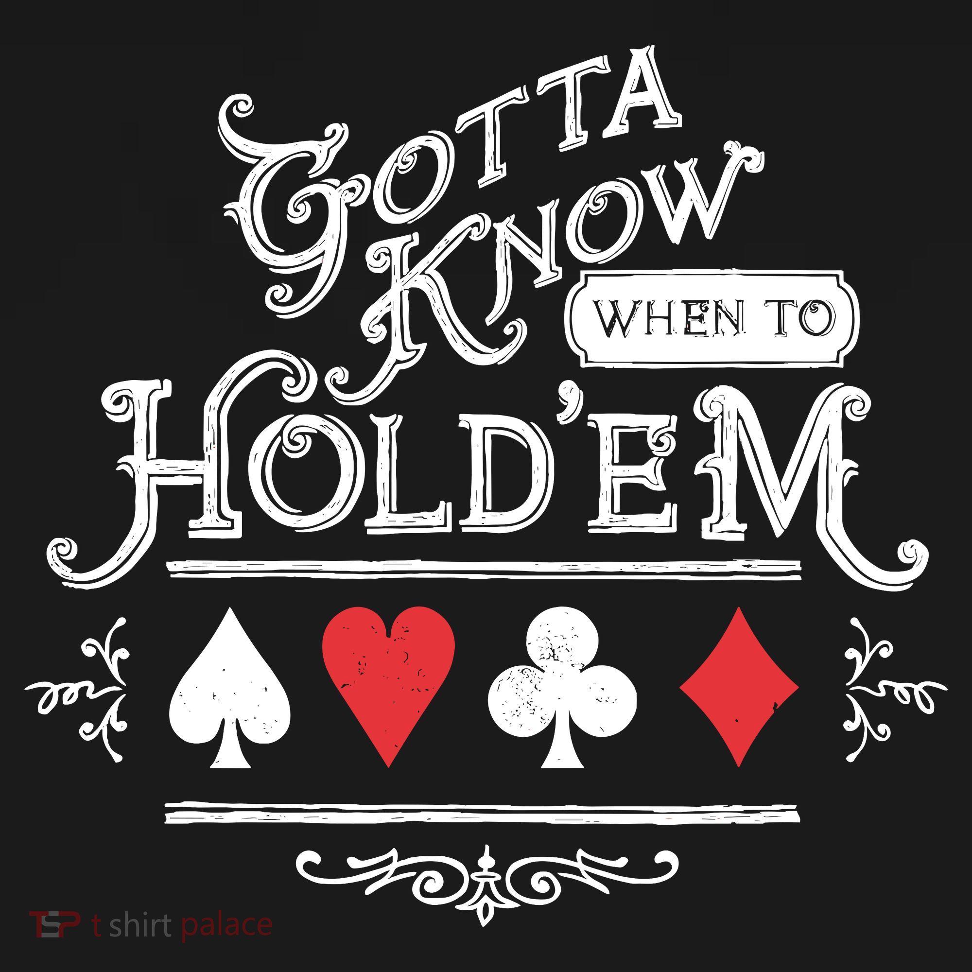 Gotta Know When To HoldEm Texas Poker Backpack