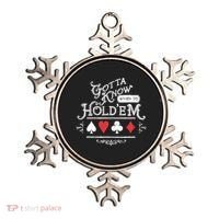 Gotta Know When To HoldEm Texas Poker Ornament thumb 0