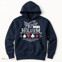 Gotta Know When To HoldEm Texas Poker Hoodie thumb 0