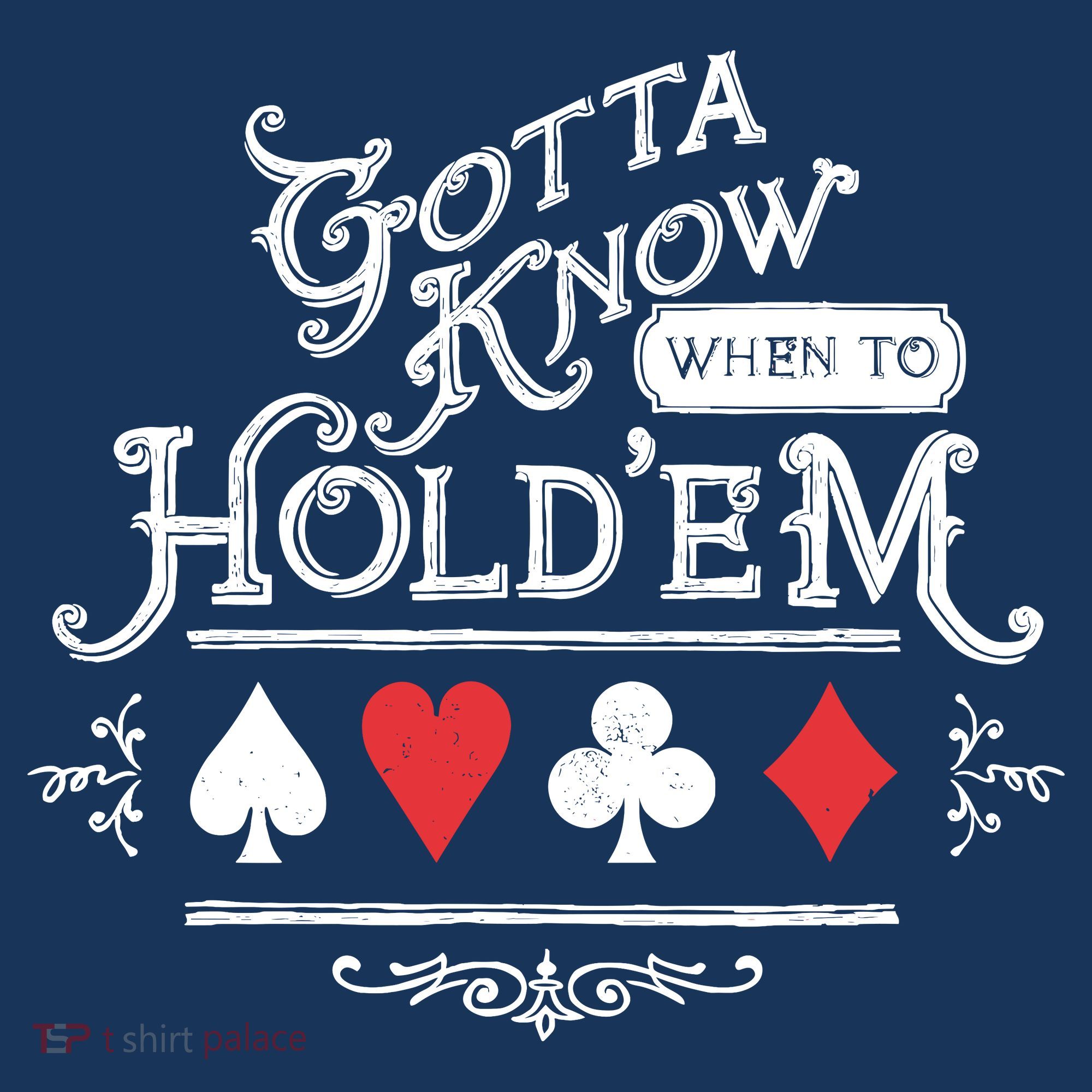 Gotta Know When To HoldEm Texas Poker Mousepad