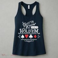 Gotta Know When To HoldEm Texas Poker Women's Tank Top thumb 3