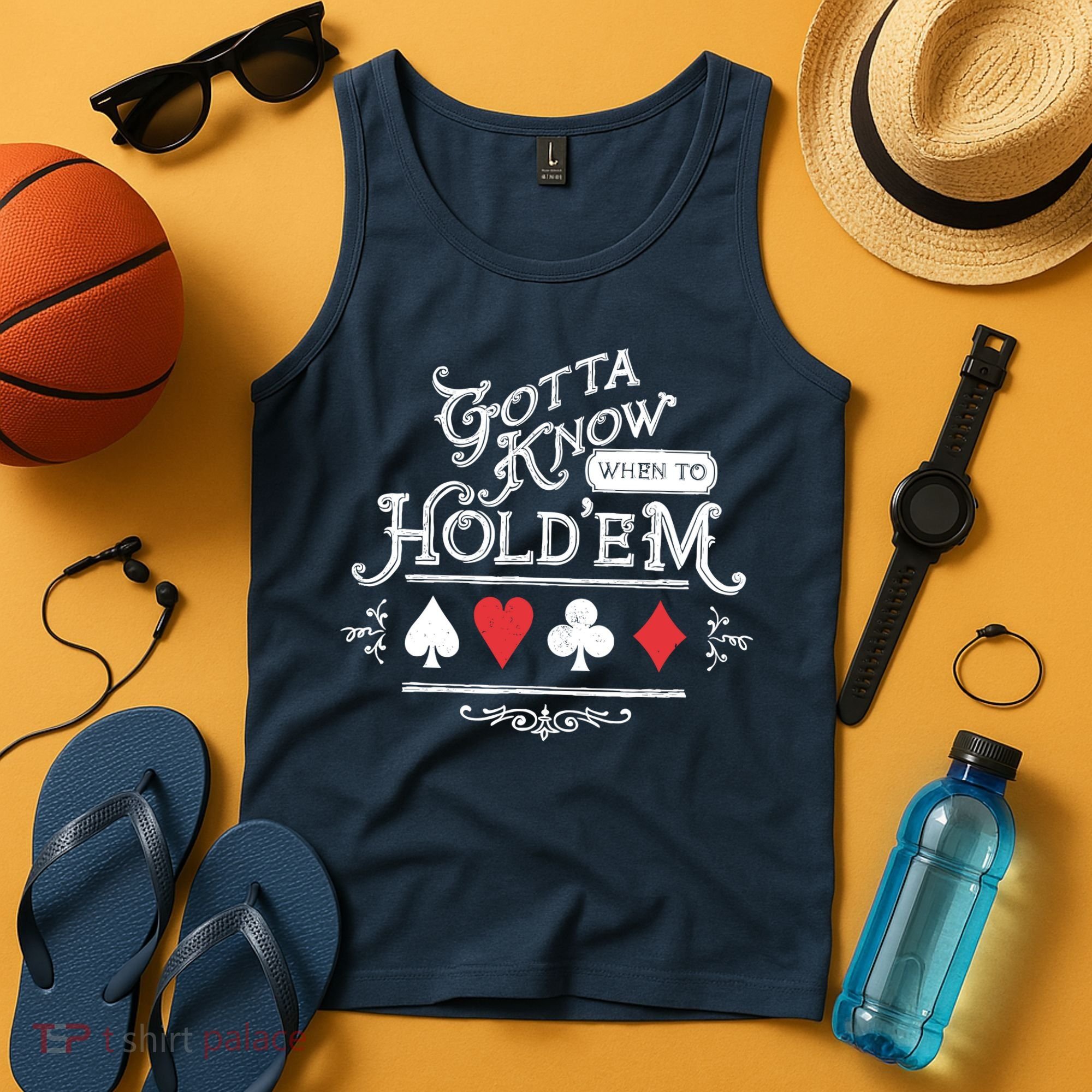 Gotta Know When To HoldEm Texas Poker Tank Top