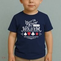 Gotta Know When To HoldEm Texas Poker Toddler T-Shirt thumb 2