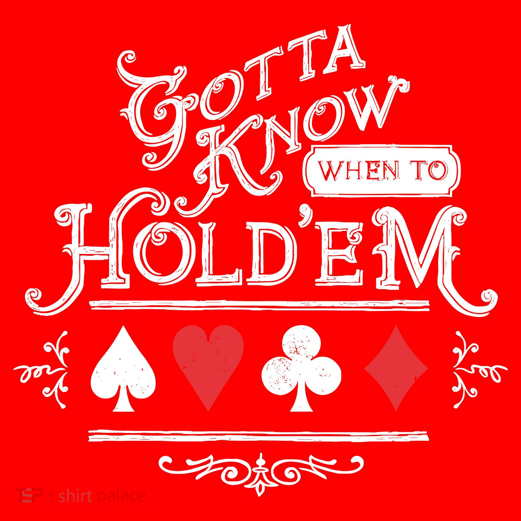 Gotta Know When To HoldEm Texas Poker Santa Hat