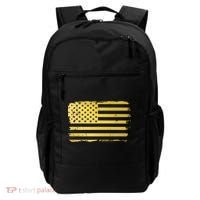 Gold Look American Flag Usa Backpack thumb 0
