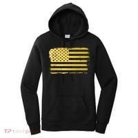 Gold Look American Flag Usa Women's Hoodie thumb 0