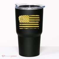 Gold Look American Flag Usa Tumbler thumb 0