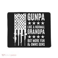 Gunpa Like A Normal Grandpa But More Fun & Owns Guns Mousepad thumb 0