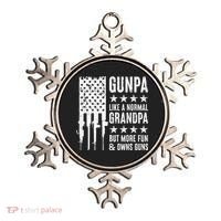 Gunpa Like A Normal Grandpa But More Fun & Owns Guns Ornament thumb 0