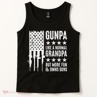 Gunpa Like A Normal Grandpa But More Fun & Owns Guns Tank Top thumb 2