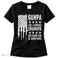 Gunpa Like A Normal Grandpa But More Fun & Owns Guns Women's T-Shirt thumb 0