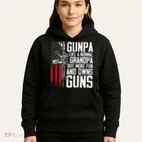 Gunpa Like A Normal Grandpa Fun And Owns Guns Hoodie thumb 5
