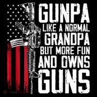 Gunpa Like A Normal Grandpa Fun And Owns Guns (On Back) Coffee Mug thumb 5