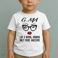 Gma Like A Normal Grandma Only More Awesome Toddler T-Shirt thumb 2