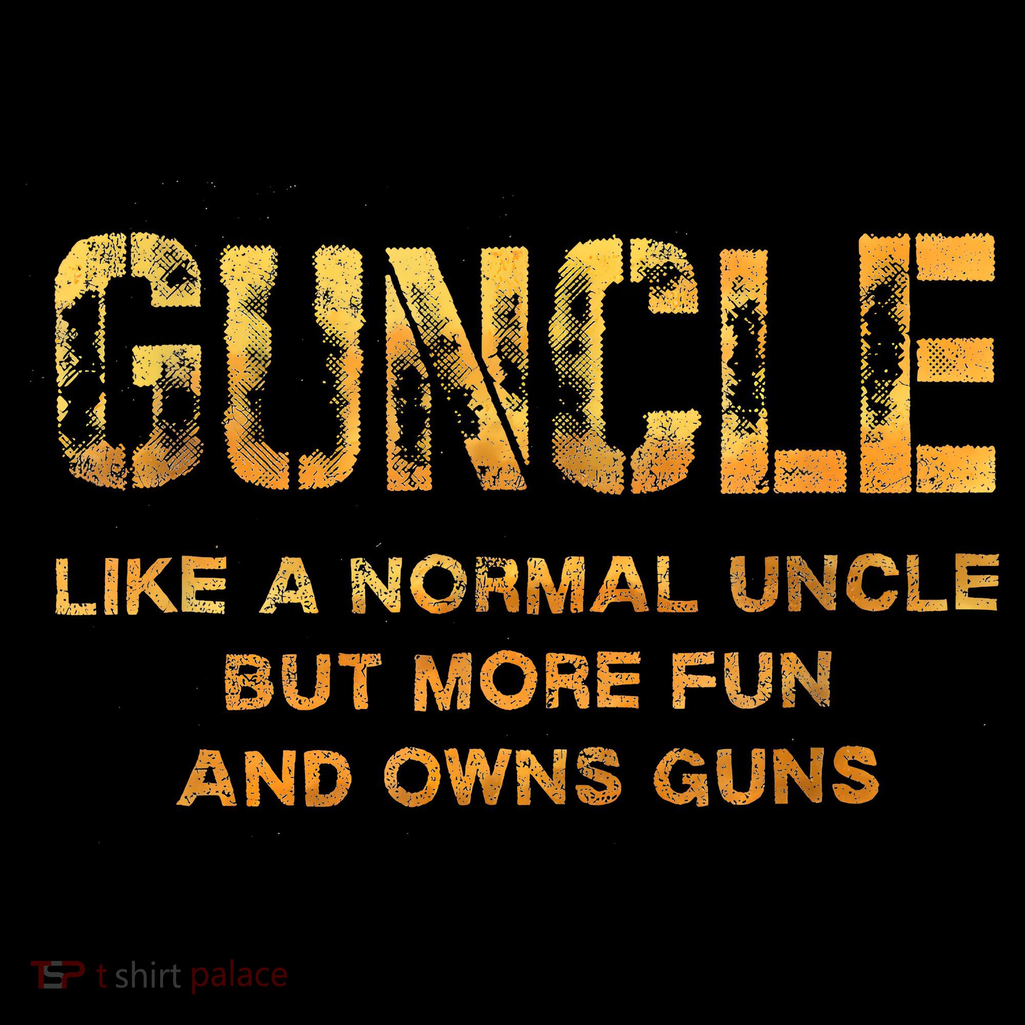 Guncle Like A Normal Uncle Comical Gun Loving Uncle Gift Kids Hoodie