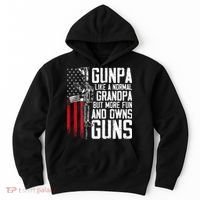 Gunpa Like A Normal Grandpa Fun And Owns Guns Hoodie thumb 0