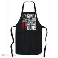 Gunpa Like A Normal Grandpa Fun And Owns Guns Apron thumb 0