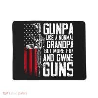Gunpa Like A Normal Grandpa Fun And Owns Guns Mousepad thumb 0