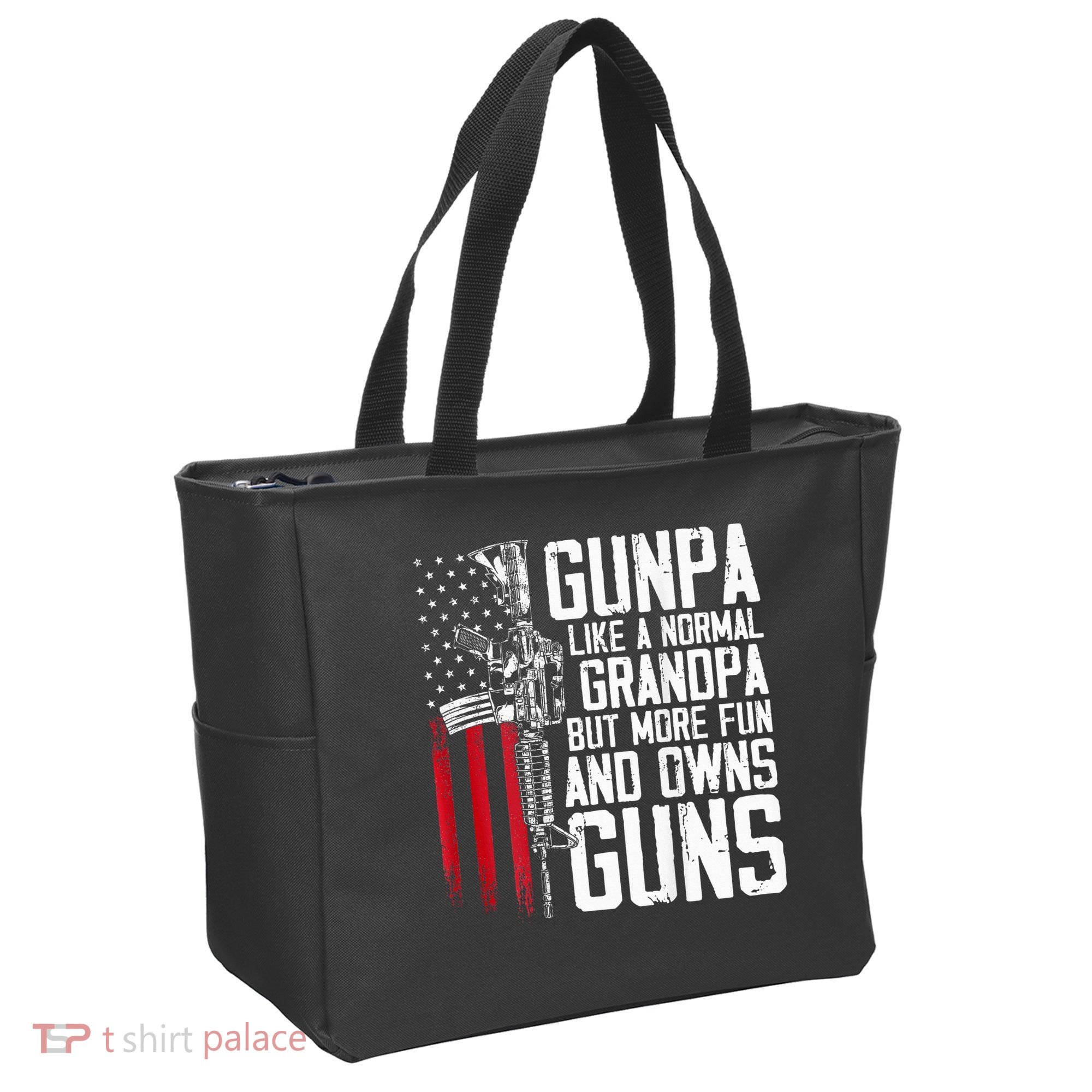 Gunpa Like A Normal Grandpa Fun And Owns Guns Tote Bag