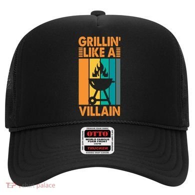 Grillin Like A Villain Gift Bbq Great Gift Hat
