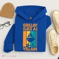 Grillin Like A Villain Gift Bbq Great Gift Hoodie thumb 4