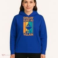 Grillin Like A Villain Gift Bbq Great Gift Hoodie thumb 5