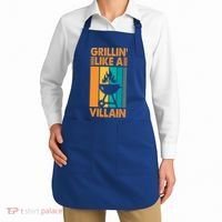 Grillin Like A Villain Gift Bbq Great Gift Apron thumb 2