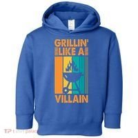 Grillin Like A Villain Gift Bbq Great Gift Toddler Hoodie thumb 0